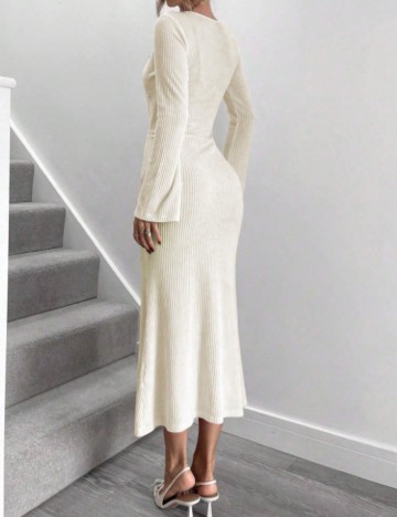 Rochie maxi Shein, crem