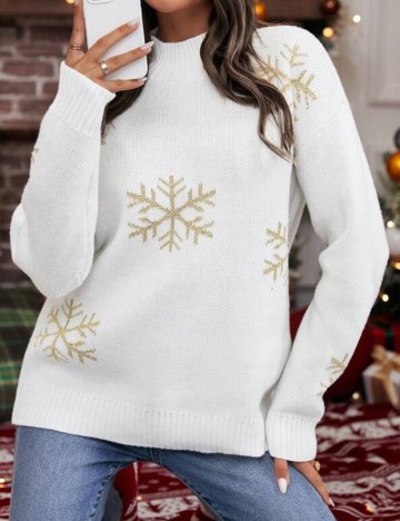 Pulover Shein, crem
