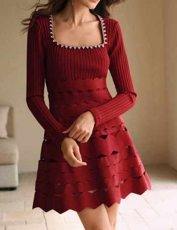 Rochie mini Shein, vișiniu