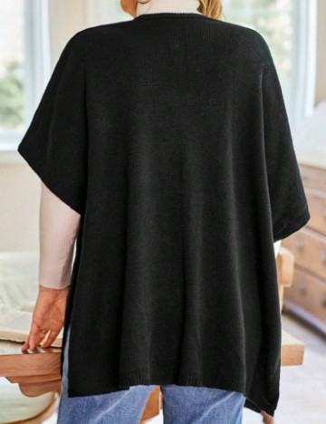 Cardigan Shein Curve+, negru