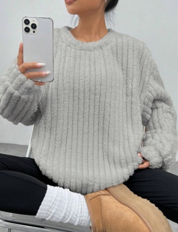 Pulover Shein, gri