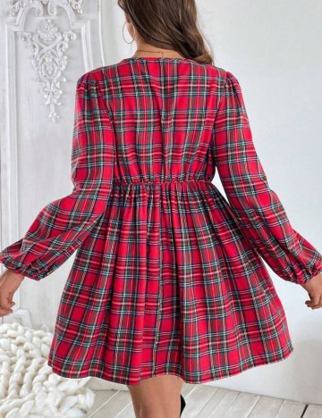 Rochie mini Shein Curve+, mix culori