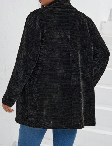 Sacou Shein Curve+, negru