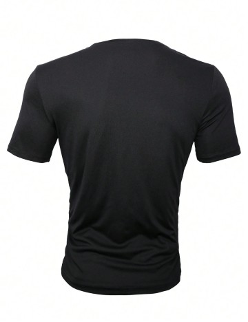 Tricou Shein MANFINITY, negru