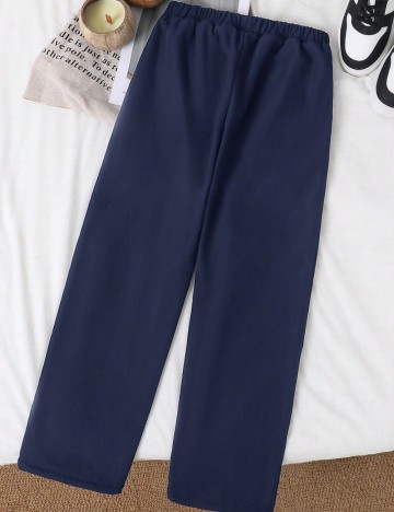 Pantaloni Shein, bleumarin