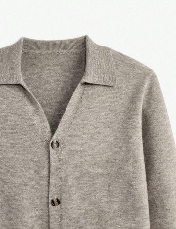 Cardigan Shein MANFINITY, bej