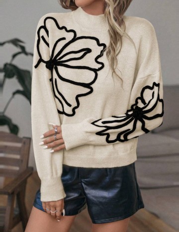 Pulover Shein, crem
