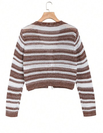 Cardigan Shein Curve+, mix culori