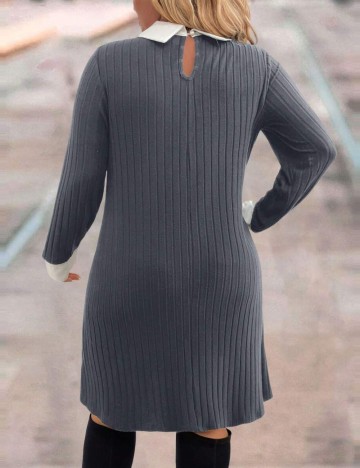 Rochie mini Shein Curve+, gri