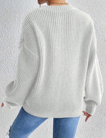 Pulover Shein, crem