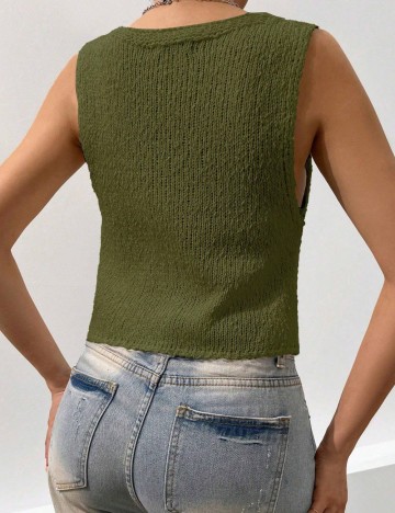 Top Shein, verde