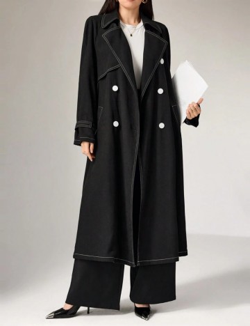 Trench Shein, negru