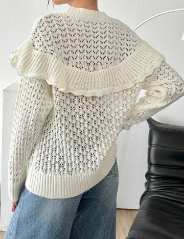 Pulover Shein, crem