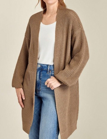 Cardigan Shein Curve+, maro