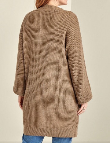Cardigan Shein Curve+, maro