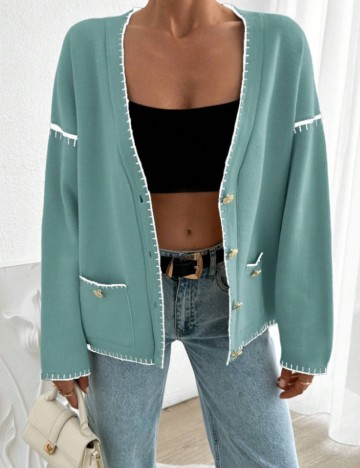 Cardigan Shein, turcoaz