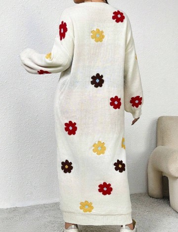 Rochie maxi Shein Curve+, crem