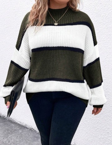 Pulover Shein Curve+, mix culori