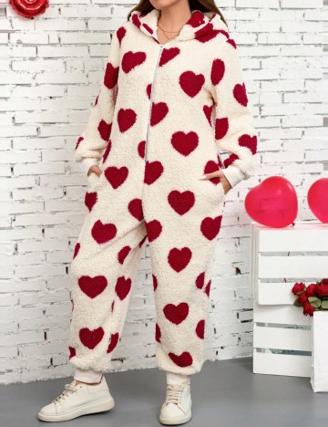 Salopetă de noapte Shein Emery Rose, mix culori