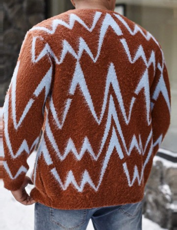 Cardigan Shein MANFINITY, maro