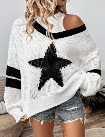 Pulover Shein, mix culori