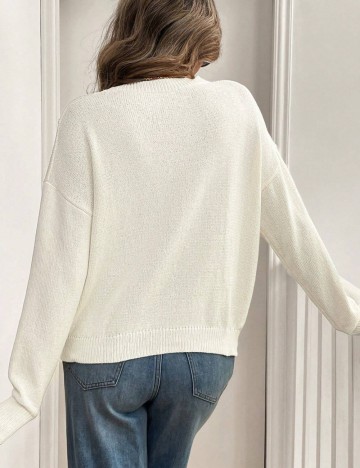Pulover Shein, crem