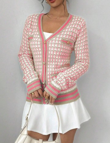 Cardigan Shein, mix culori