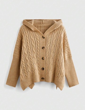 Cardigan Shein Curve+, maro
