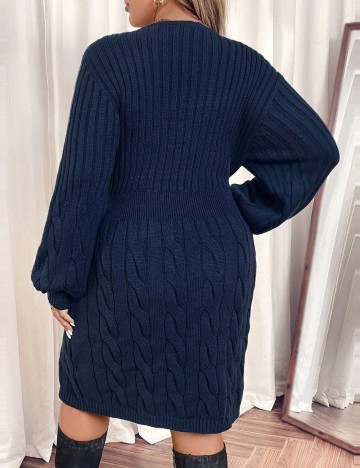 Rochie mini Shein Curve+, albastru