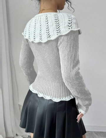 Pulover cu nasturi Shein, mix culori