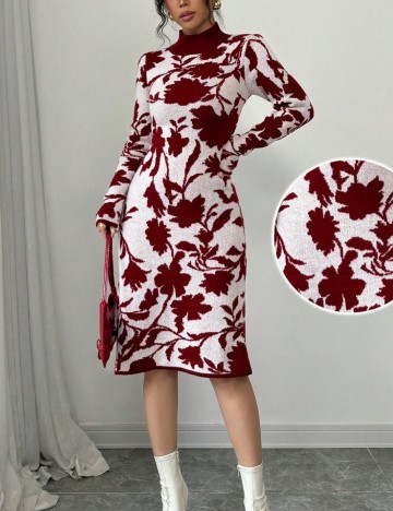 Rochie midi Shein, mix culori