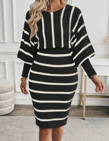 Rochie midi Shein, mix culori