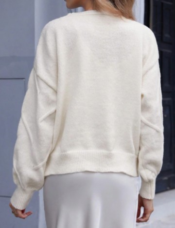 Pulover Shein, crem