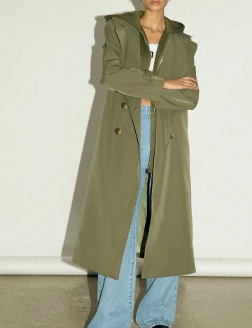 Trench Shein, kaki
