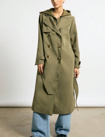Trench Shein, kaki