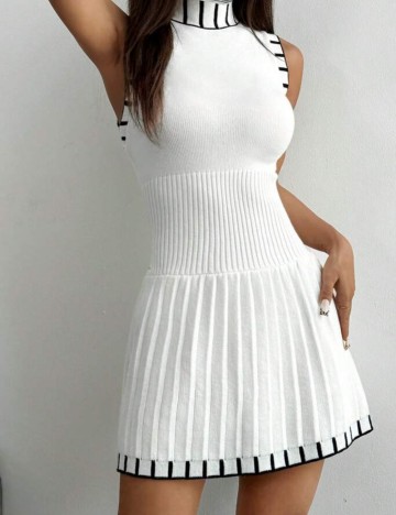 Rochie mini Shein, alb