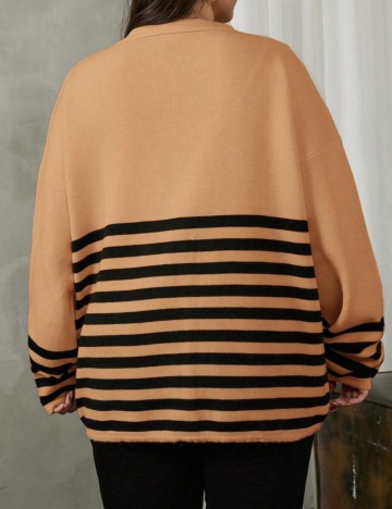 Cardigan Shein Curve+, mix culori
