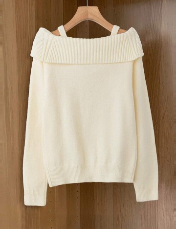 Pulover Shein, crem