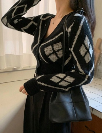Pulover cu nasturi Shein, mix culori