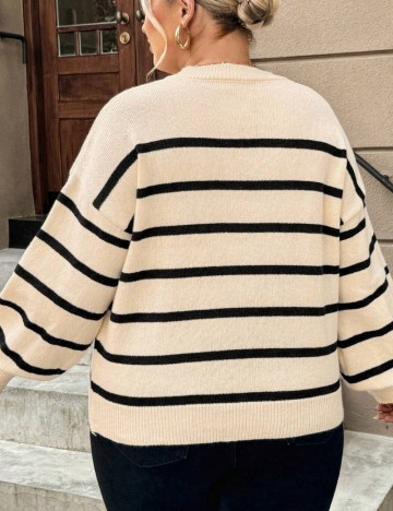 Pulover Shein Curve+, mix culori