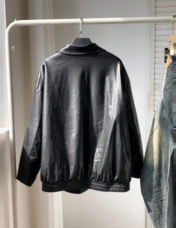 Jachetă Shein Curve+, negru