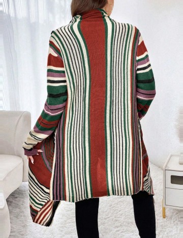 Cardigan Shein Curve+, mix culori