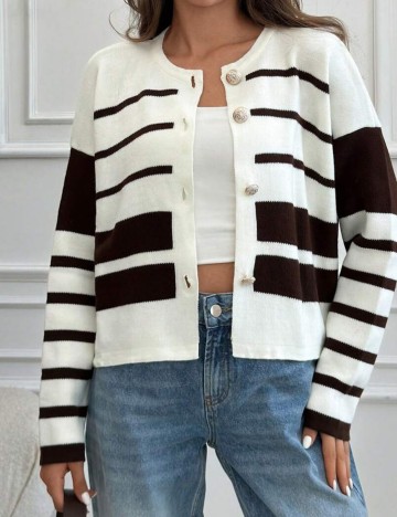 Pulover cu nasturi Shein, mix culori