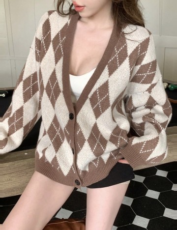 Pulover cu nasturi Shein DAZY, mix culori