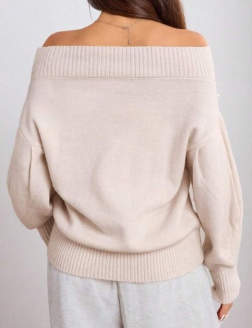 Pulover Shein, crem