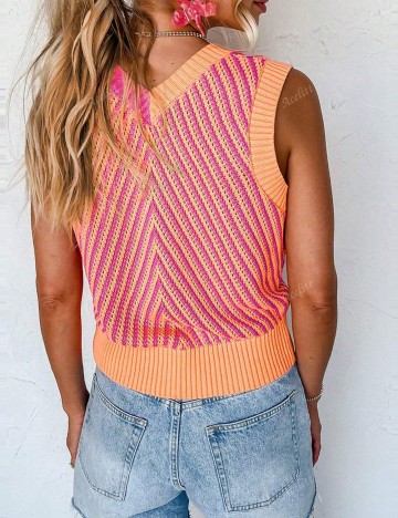 Top Shein, mix culori