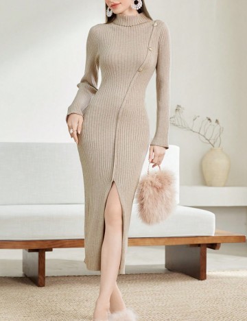 Rochie maxi Shein, bej