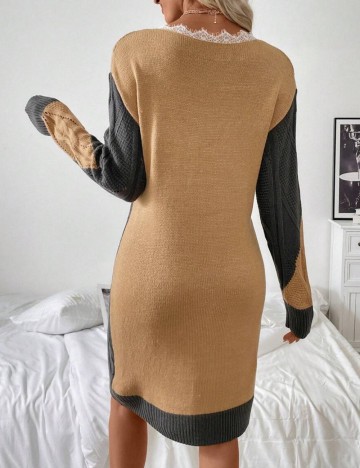Rochie tricotată Shein, mix culori