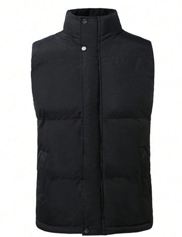 Vestă Shein MANFINITY, negru