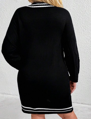Rochie mini Shein Curve+, negru